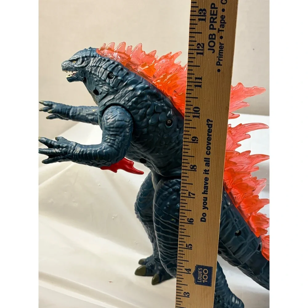 Playmates Godzilla Heat Ray Action Figure Translucent Orange Fins Asst 35550